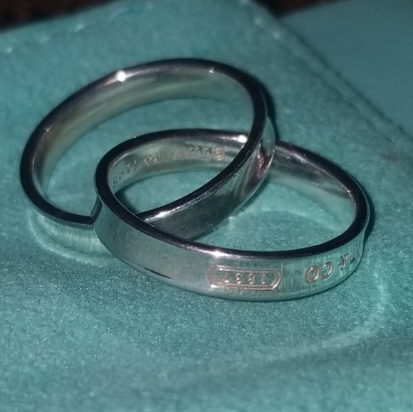 Beautiful women 925 Silver Tiffany & Co Ring S 6.5 - Picture 4 of 7